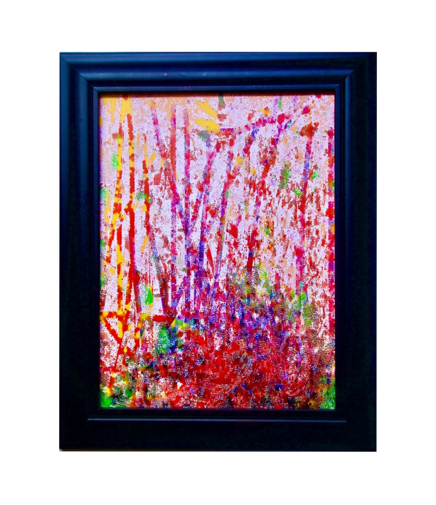 “Roseaux Rouges” 
By Pascale Lanfranchi                   Photo Expressionism                                                      (20”x16”) (51 x 40,5cm)