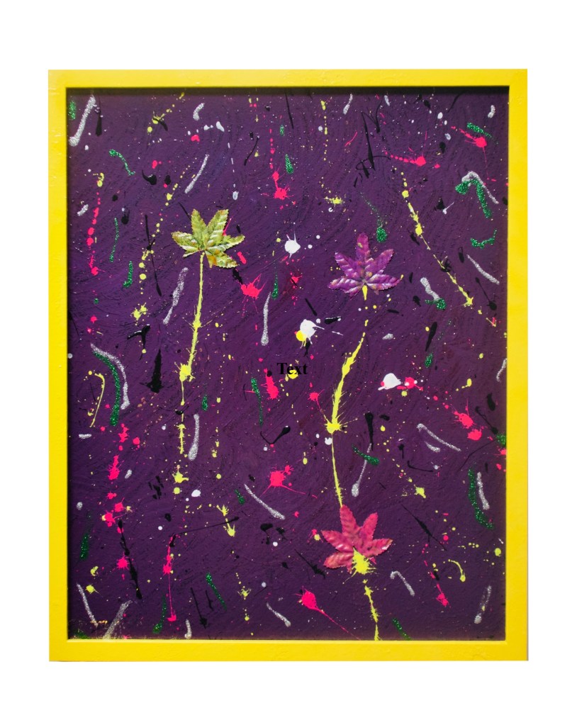 “Autumnal Transcendence” 
By Pascale Lanfranchi                                     Mixed Media/Framed                                                  (20”x16”) (51 x 40,5cm)