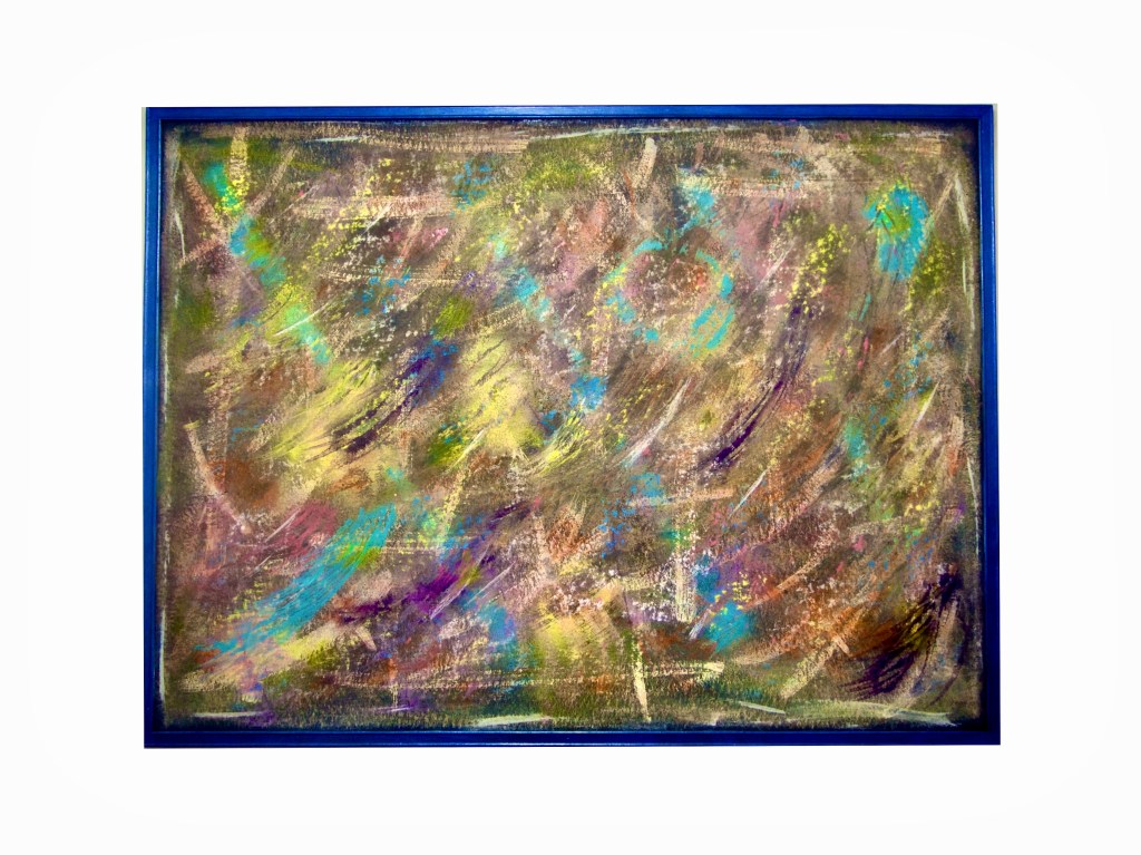 “Gritty”                                                         By Pascale Lanfranchi                                               Mixed Media                                                               (48”x36”) (122cm x 91,5cm)