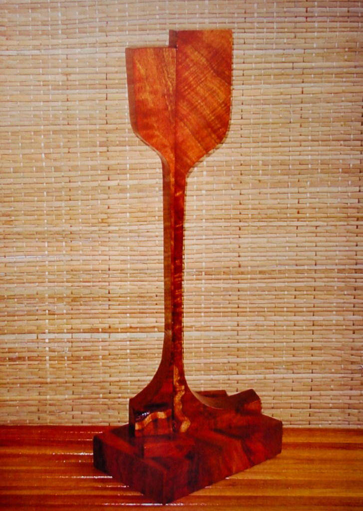 "The Perfect Pair"
By Pascale Lanfranchi
Acacia Koa  [06175]
(9.5"x6"x25") (24 x 15,25 x 63,5cm)