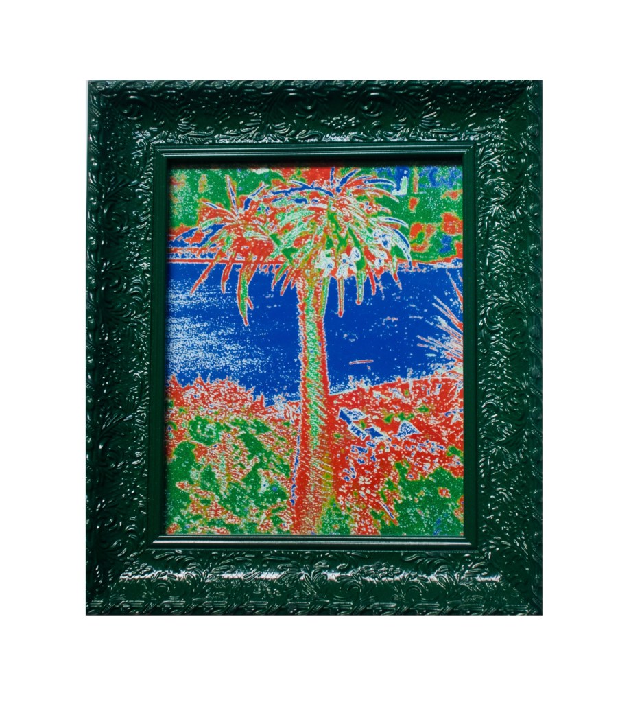 “Cali Nite”                                                 By Pascale Lanfranchi                                                                                           (13.5”x11.5”) (34 x 29cm)