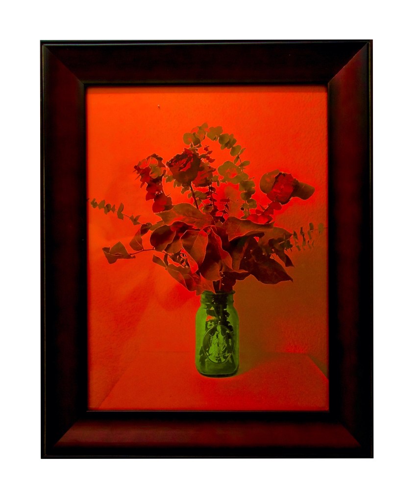 “Forever Floral”  
 By Pascale Lanfranchi                                                               (20”x16”) (51 x 40,5cm)