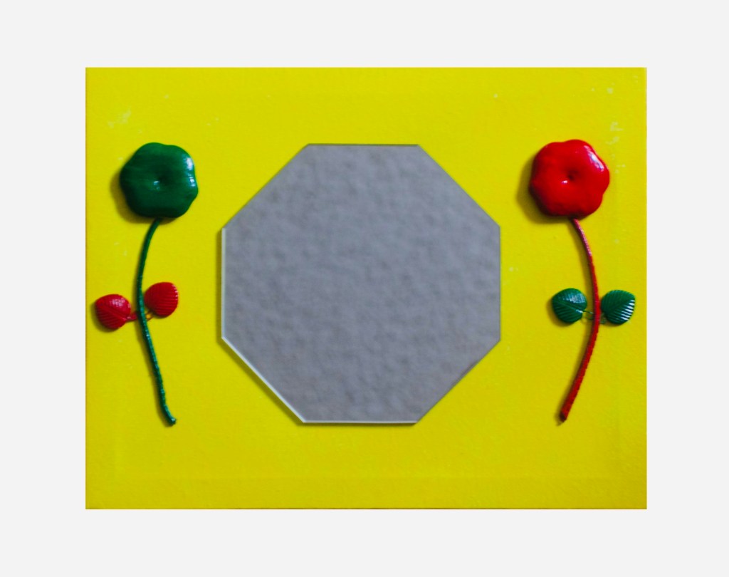 "You & I"
Mixed Media Mirror
By Pascale Lanfranchi
(8”x10”) (20,5 x 25,5cm)